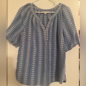 Embroidered Loft Top